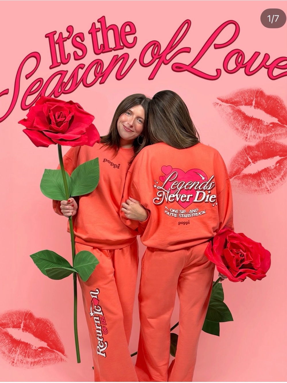 Poppi Legends Never Die Sweat Suit